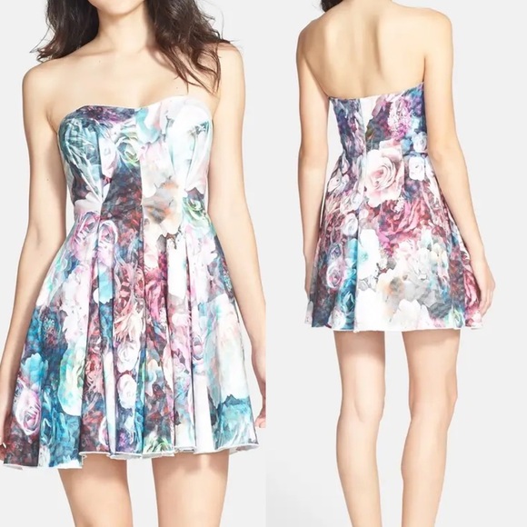 Bardot Dresses & Skirts - Bardot Floral Fit & Flare Dress Size 6